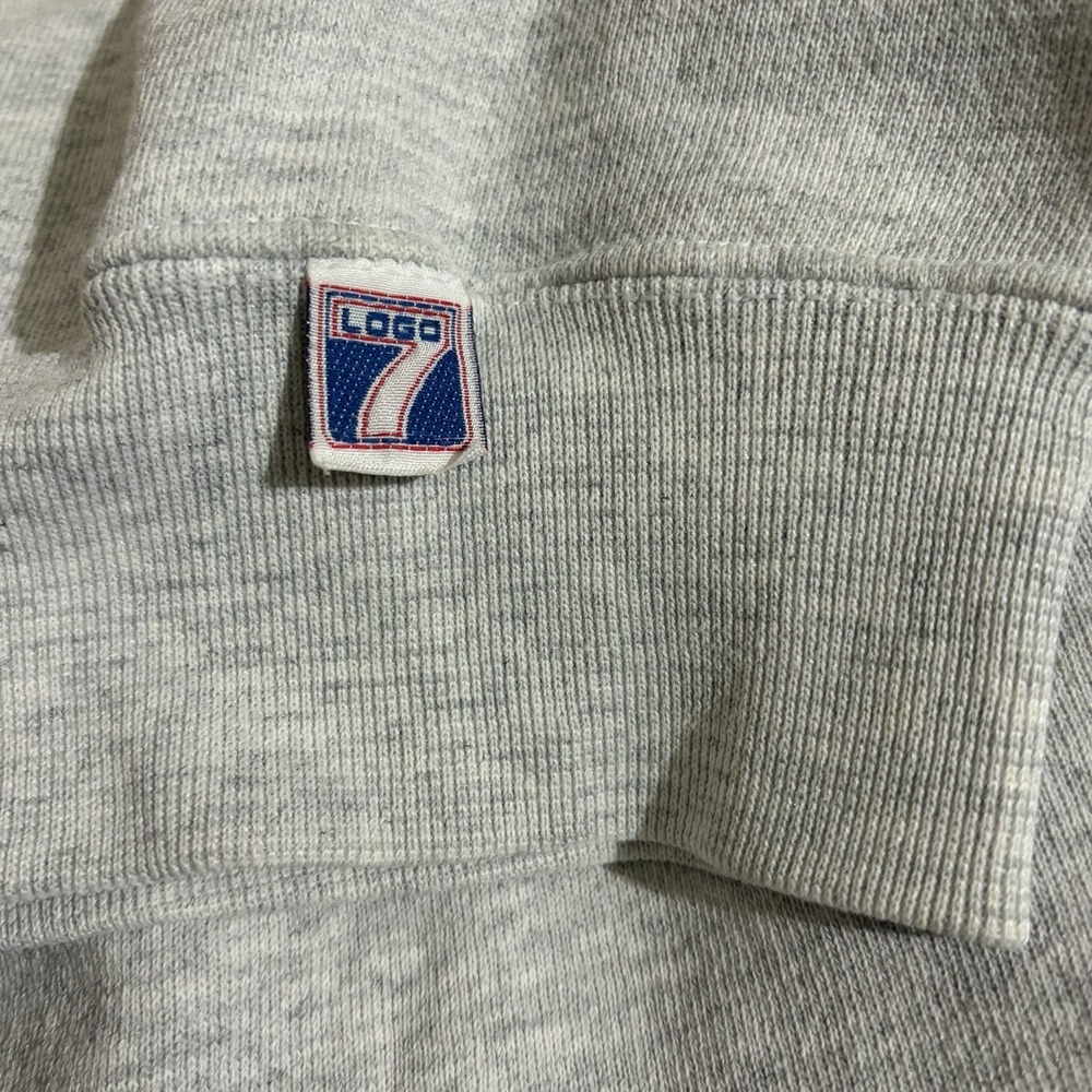 Vintage Logo 7 NY Giants Distressed Crewneck Gray Size XL 1991 New York Football - Picture 3 of 7